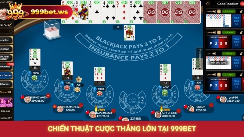 Chiến thuật cược thắng lớn tại 999bet
