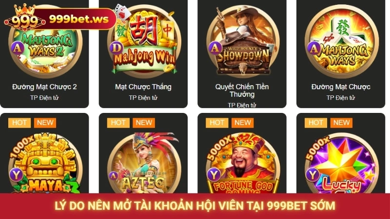 Đăng ký 999bet - Nhận ngay 99k thưởng chào mừng miễn phí 3 Lý do nên mở tài khoản hội viên tại 999bet sớm